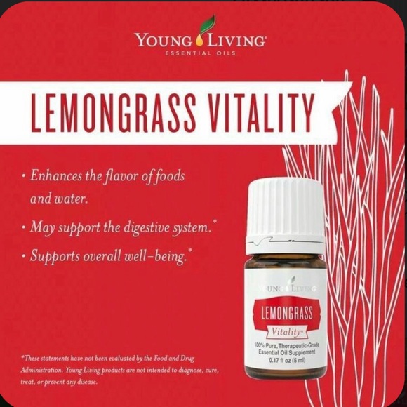 Young Living LEMONGRASS Vitality Oil Drops - Picture 2 of 2